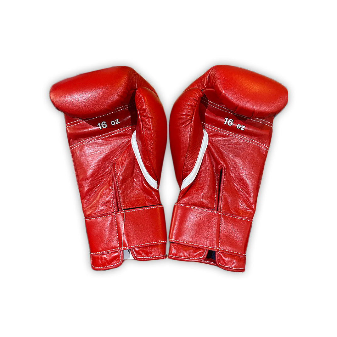 16oz Velcro Winning Gloves Red MS-600
