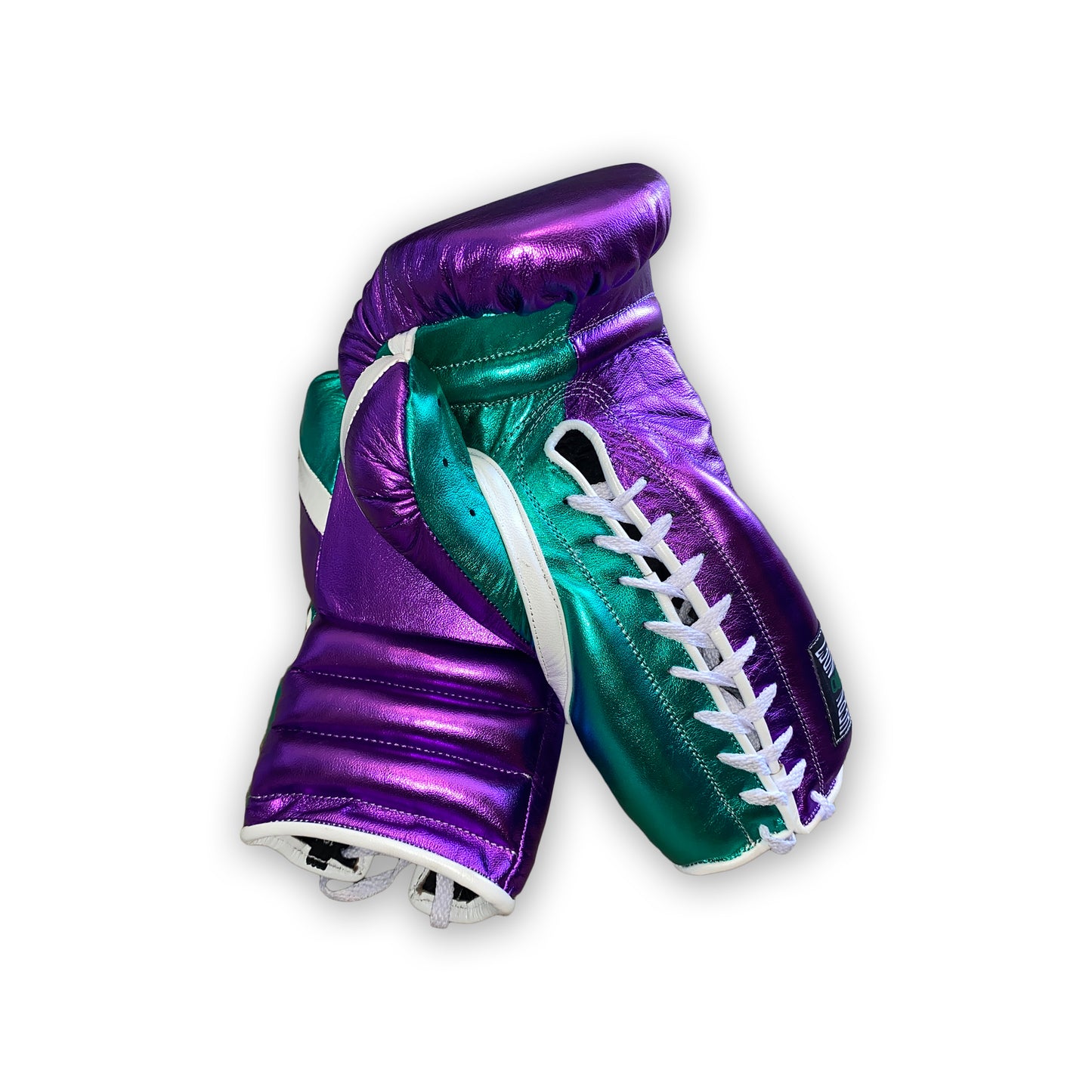 16oz Hernandez Purple and Green Gloves
