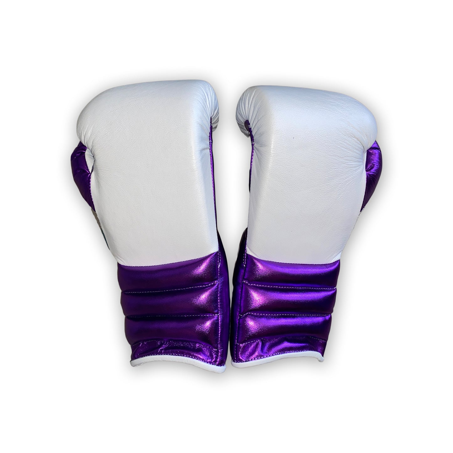 16oz Hernandez White Purple and Blue Gloves
