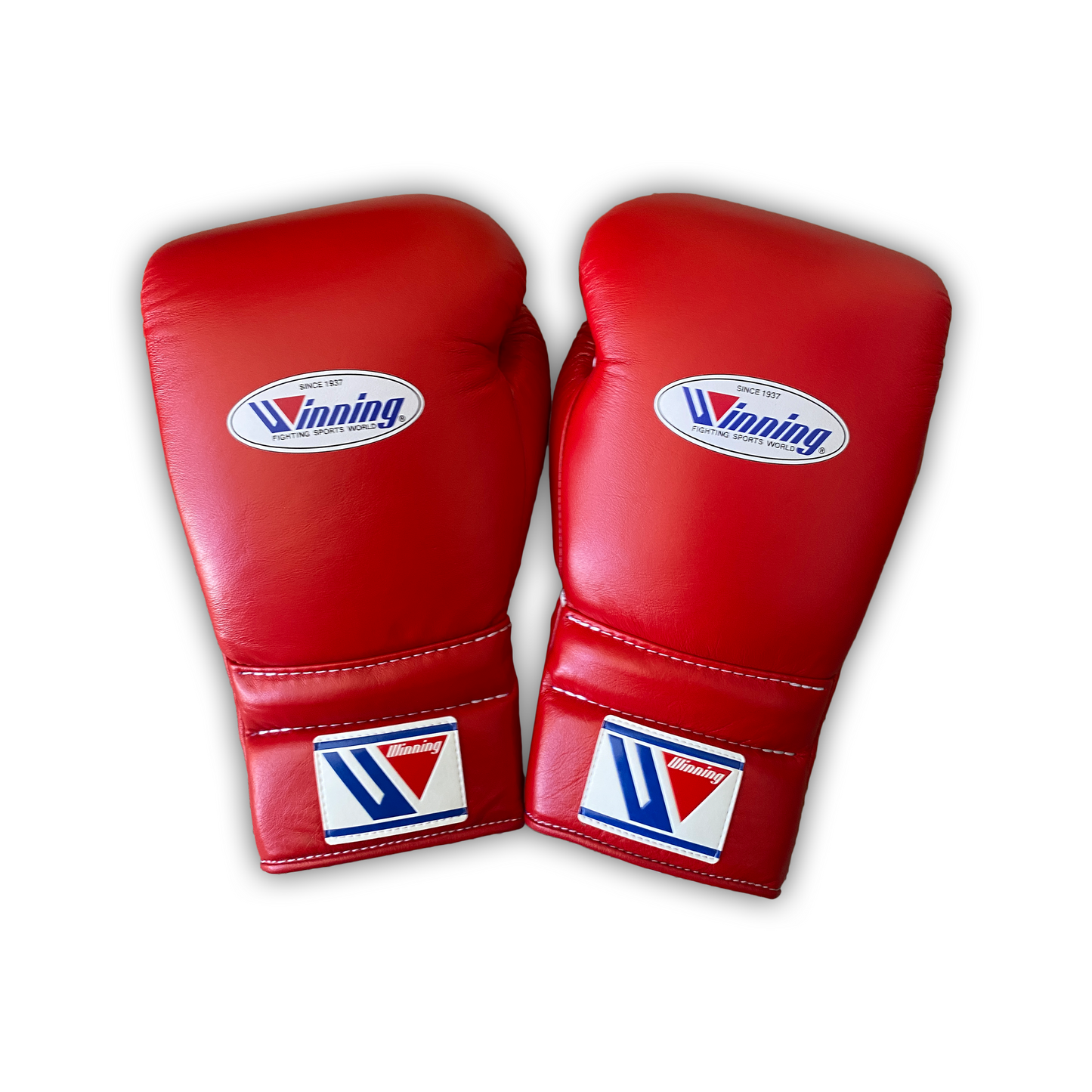 16oz Red Winning Lace Up Gloves