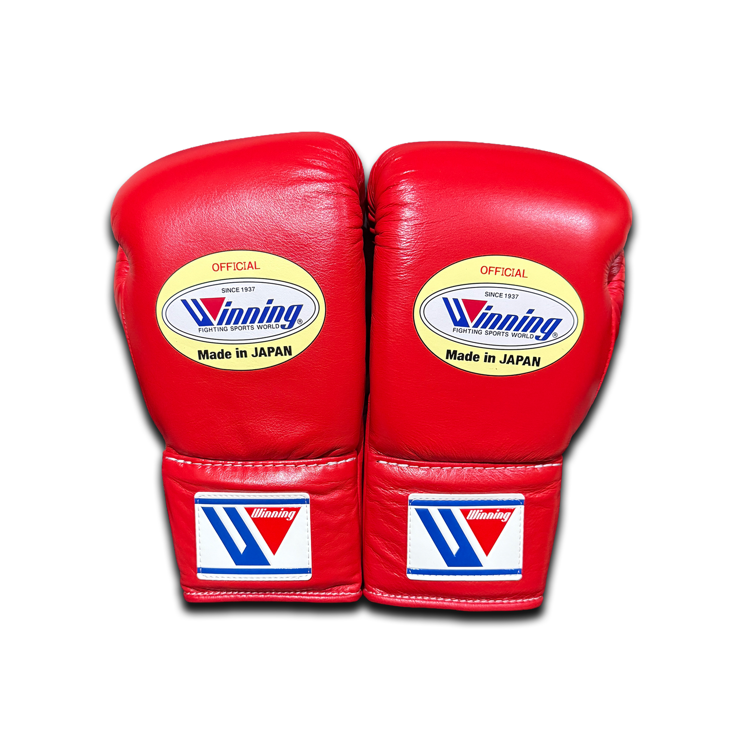 8oz Lace Up Winning Gloves Red MS-200